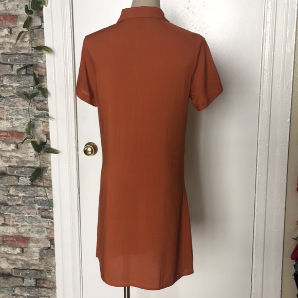 Forever 21 Brown Squash Tunic NWOT Sz S - Picture 8 of 14